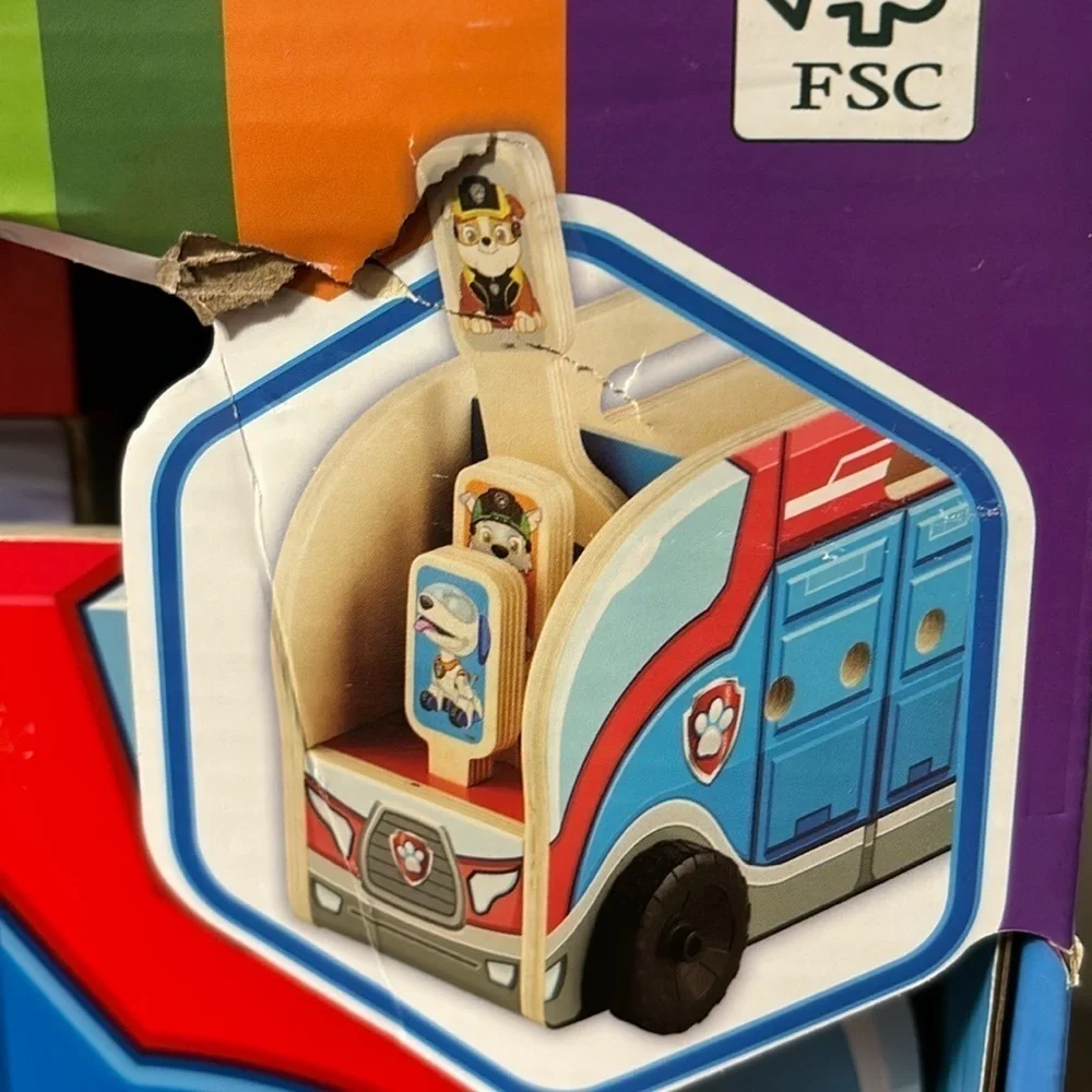NIB! Melissa & Doug PAW Patrol Match & Build Mission Cruiser